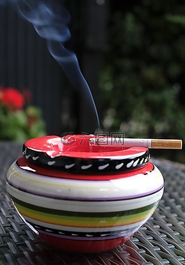 煙灰缸,吸煙,香煙