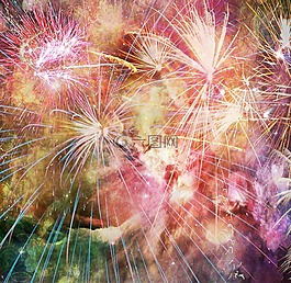 煙花爆竹,豐富多彩,快樂