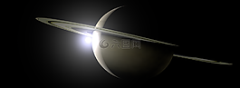 土星,行星,空間