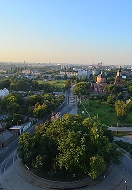 景觀,城市,廣場