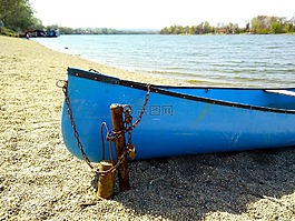 srebrno兹洛,湖,船