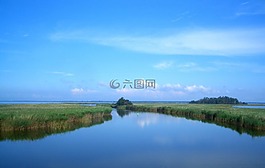 法國,河,湖