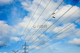 天空,云,鞋