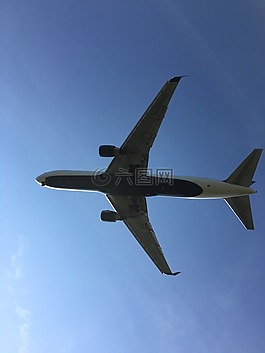 飛機,天空,飛