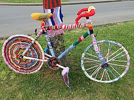 自行車,針織的,豐富多彩