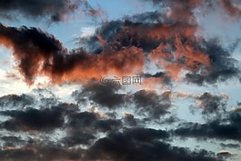 天空,云,戏剧性的天空