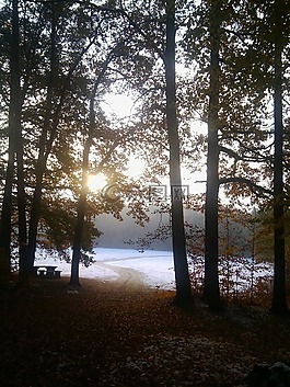 日出,morgenstimmung,景觀