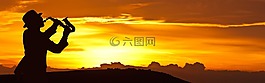 日出,音樂家,播放
