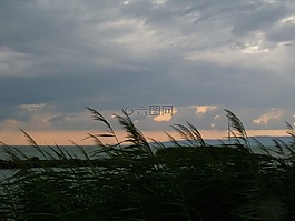 里德,巴拉頓湖,naplemenete