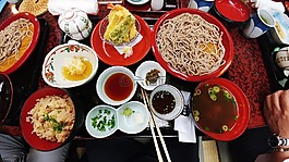 烹飪,午餐,美味的食物