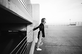 女孩,女子,牛仔褲