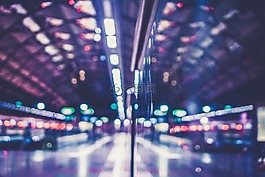 燈,模糊,地鐵