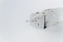暴雪,雪,房子