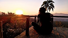 日落,和平,能源
