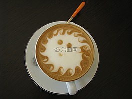 咖啡,美食,奶油