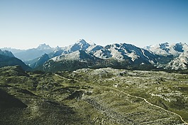 山,景觀,山頂