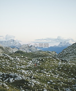 登山,山,景觀