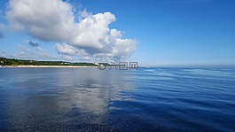 波羅的海海岸,云,天空