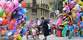 氣球女士,氣球,歐洲