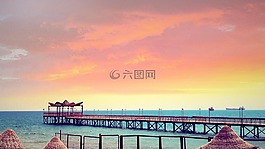 海,天空,自然