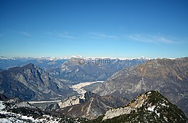 蒙curnan,景觀,山