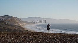 海岸线,查看,人