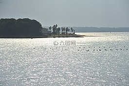 海,天空,光