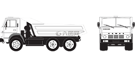 卡車,kamaz-5511,俄羅斯的卡車