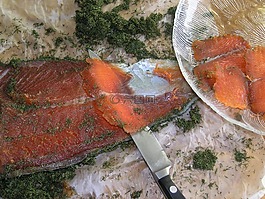 三文魚,gravlax,魚