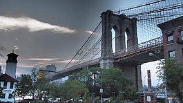 布魯克林大橋,紐約,吊橋