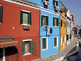 burano,威尼斯,通道