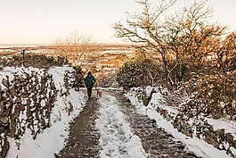 冬天,雪,自然