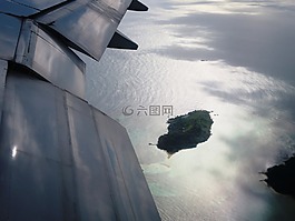 飞机,岛,飞