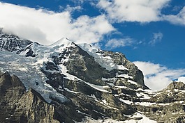 山,雪,性質