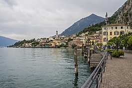 海邊,山,景觀
