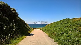 側(cè),布列塔尼,海