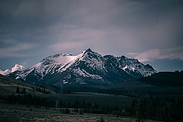 落基山,雪山,雪