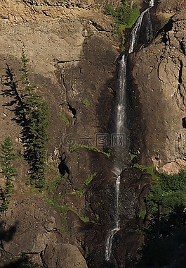 大瀑布,barronette 高峰,景觀