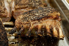 烤羊排,機架,羊肉