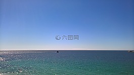 海,海洋,地平線