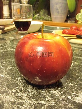 蘋果,水果,廚房
