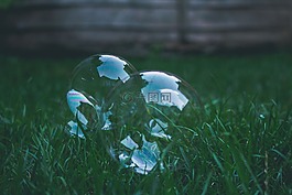 氣泡,綠色,草