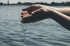 手,水,海洋