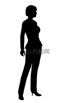 女子,商界女强人,西装