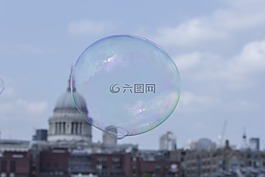 泡沫,天空,肥皂