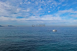 海,船,釣魚(yú)