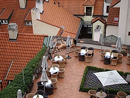 布拉格,屋頂,餐廳