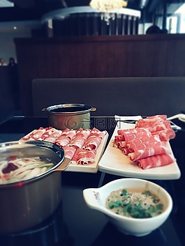 餐桌,晚餐,肉