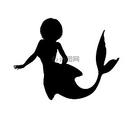 美人魚,側影,幻想