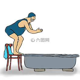 素描,游泳,搞笑